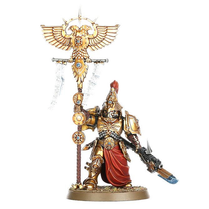 Warhammer 40,000 Adeptus Custodes Custodian Wardens Vexilus Praetor