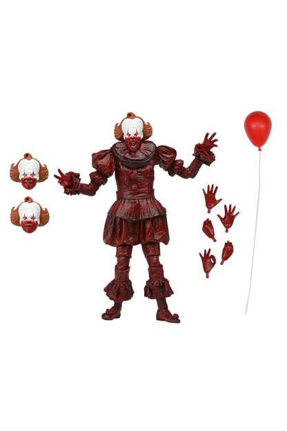 IT: WELCOME TO DERRY - ULTIMATE BLOOD PENNYWISE 7" SCALE ACTION FIGURE