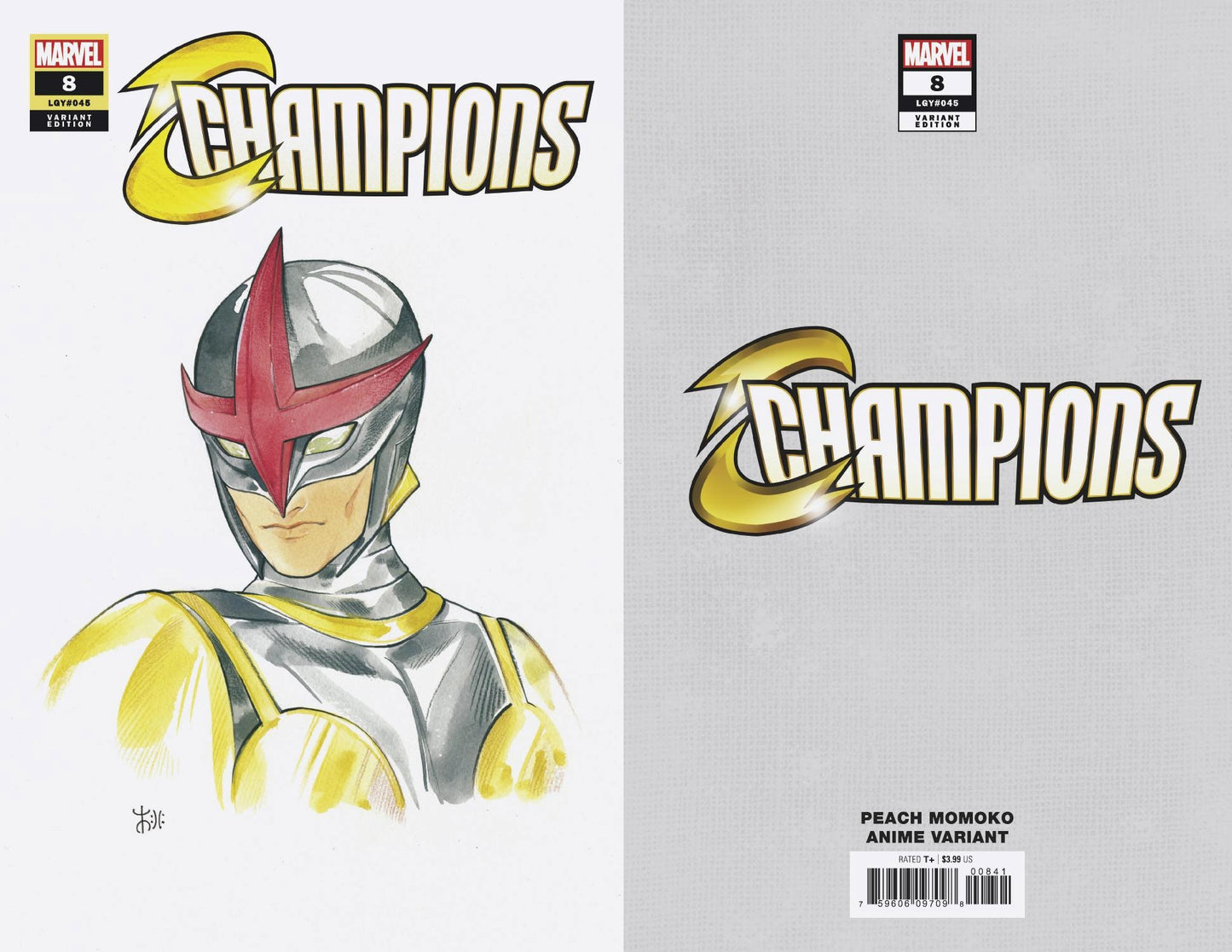 CHAMPIONS #8 MOMOKO MARVEL ANIME VAR