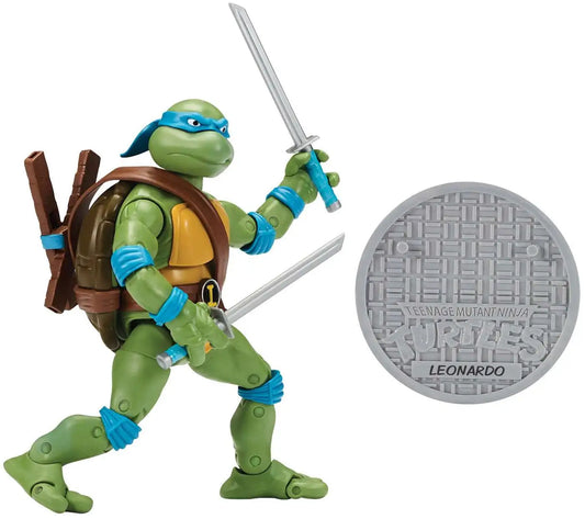 Teenage Mutant Ninja Turtles TMNT Classics Leonardo vs. Rocksteady Action Figure 2-Pack