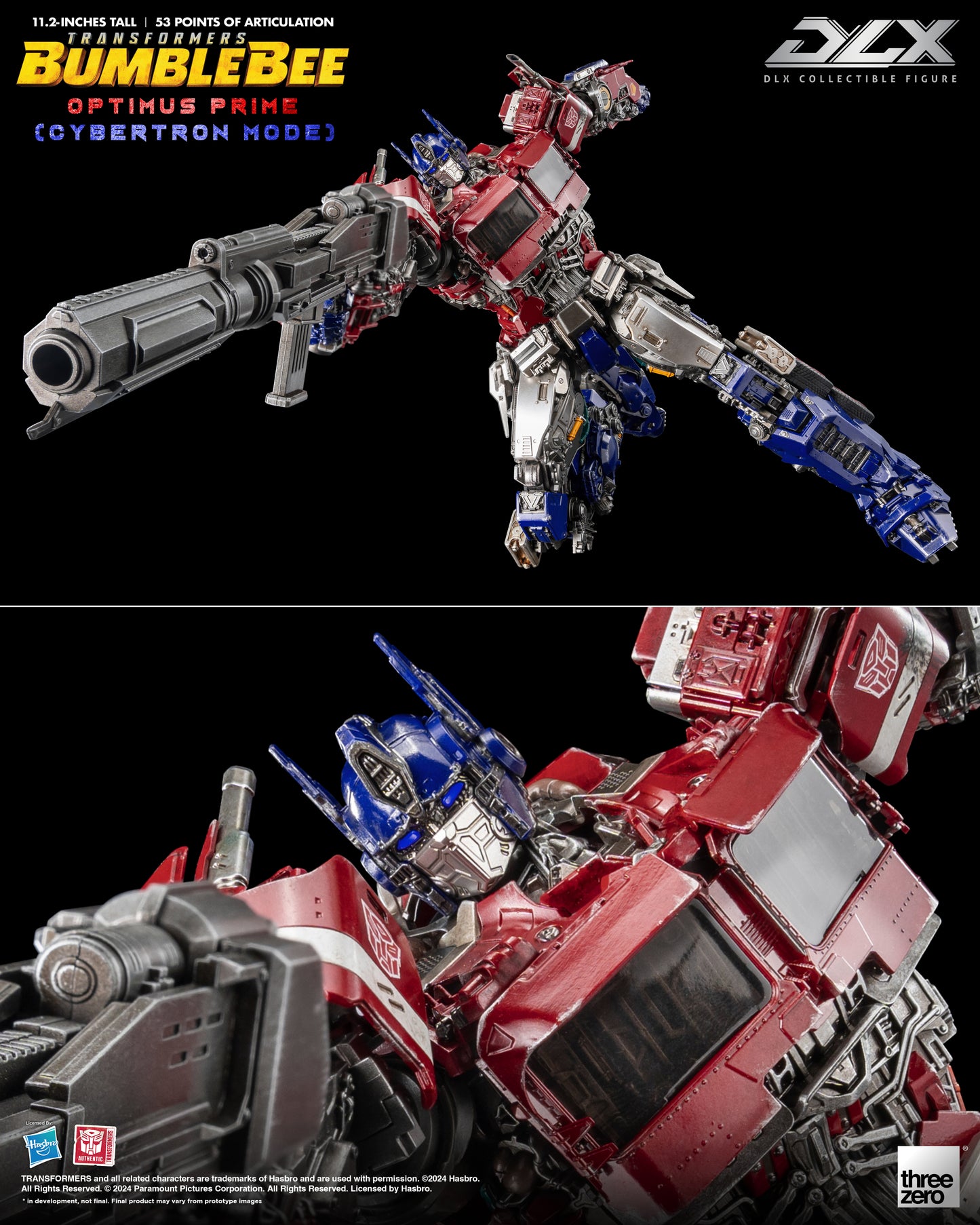 TRANSFORMERS BUMBLEBEE DLX OPTIMUS PRIME CYBERTRON MODE AF