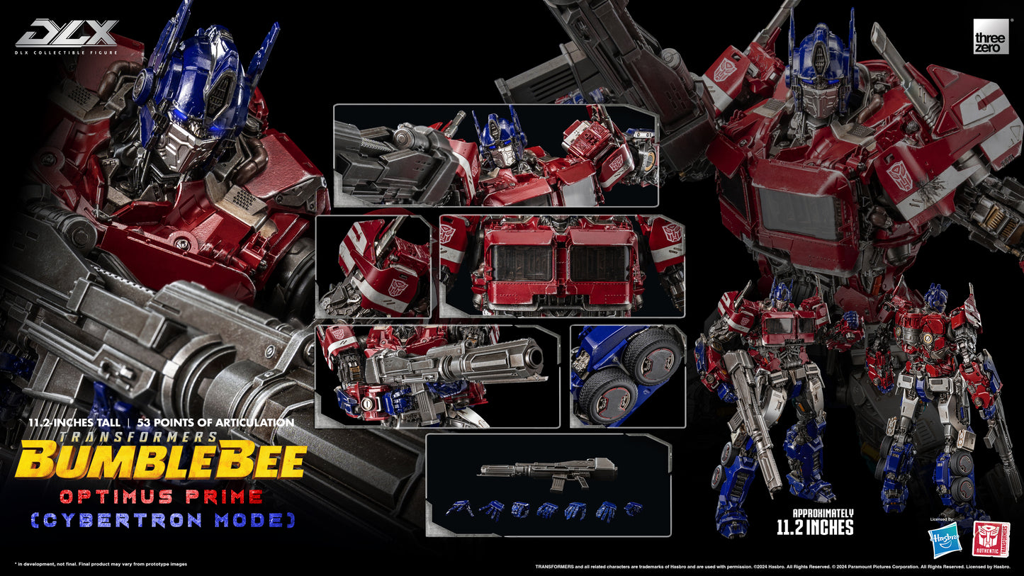 TRANSFORMERS BUMBLEBEE DLX OPTIMUS PRIME CYBERTRON MODE AF