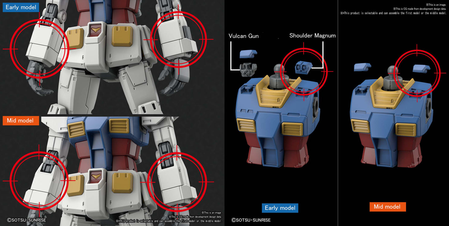 Gundam Origin 26 Rx-78-02 Gundam Hg 1/144 Model Kit