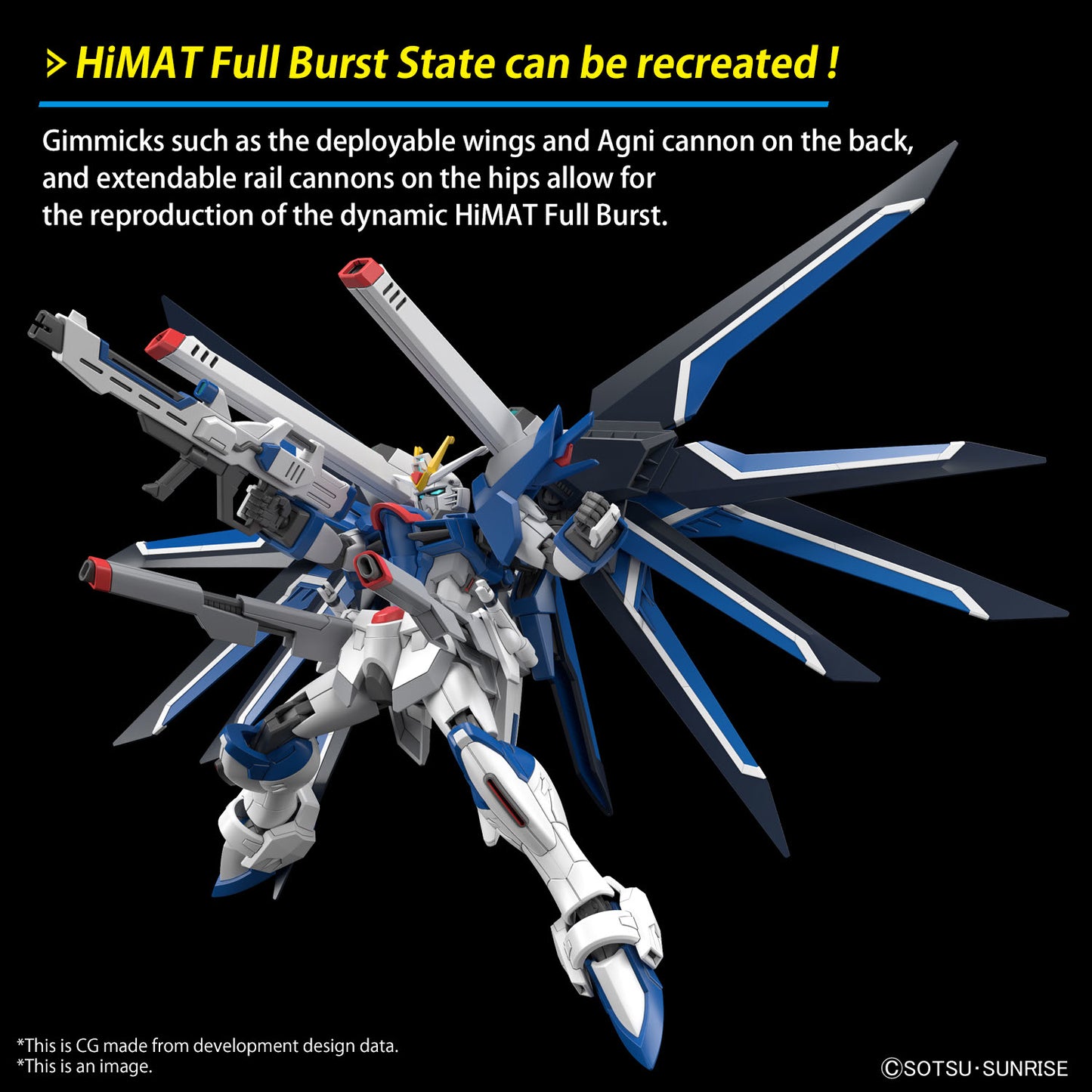 Gundam Seed Freedom 243 Rising Freedom Gundam Hg 1/144 Kit