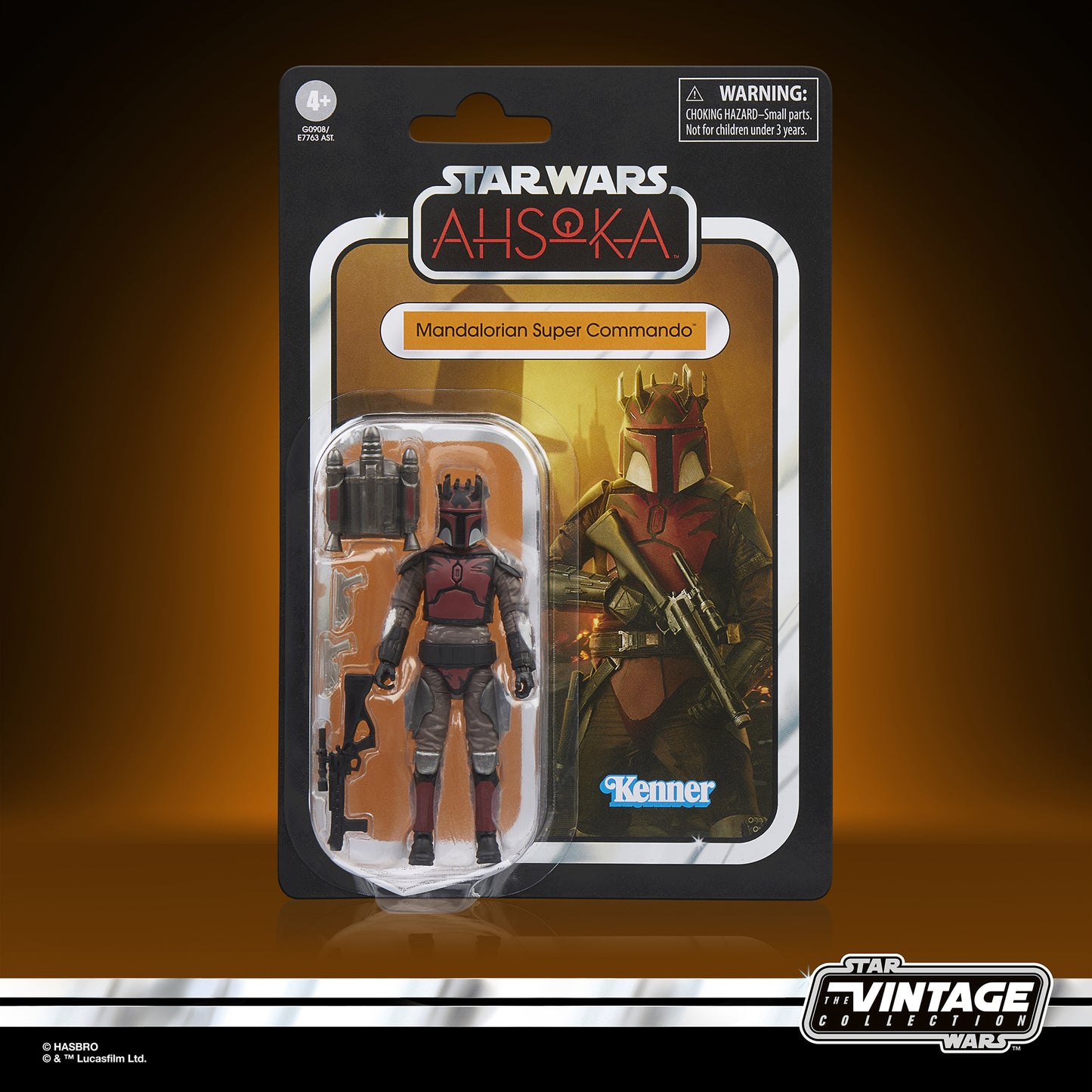 SW VINTAGE 3-3/4IN AHSOKA MAND SUPER COMMANDO AF