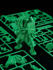 Plamax Kamakura Period Armored Warrior 1/12 Model Kit Green Edition