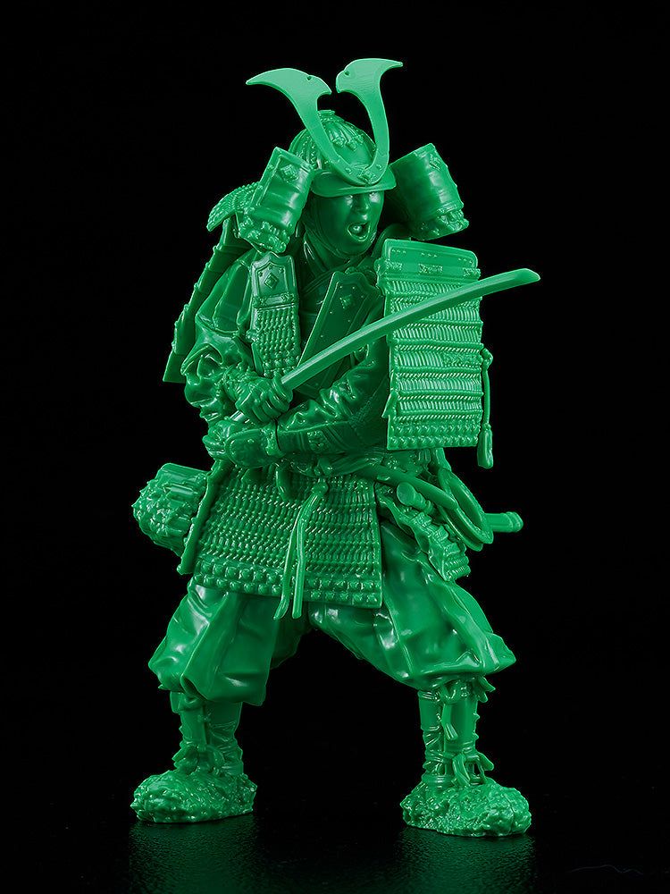 Plamax Kamakura Period Armored Warrior 1/12 Model Kit Green Edition
