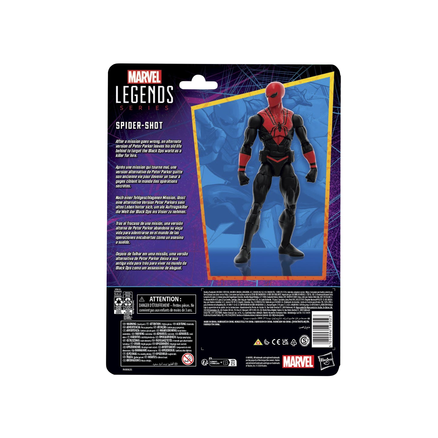 SPIDER-MAN LEGENDS RETRO SPIDER-SHOT 6IN AF (Net) (C: 1-1-2)