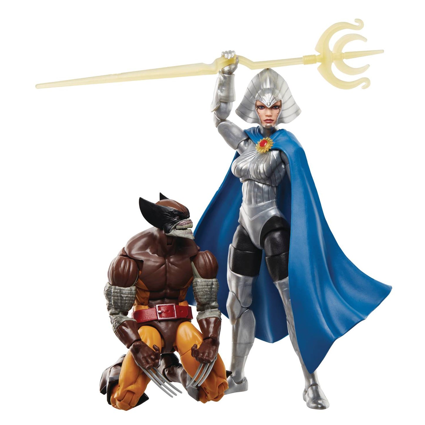 Marvel Leg Wolverine 50th Ann with Lilandra 6in Action Figure 2pk  (