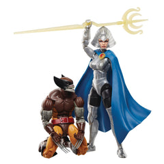 Marvel Leg Wolverine 50th Ann with Lilandra 6in Action Figure 2pk  (