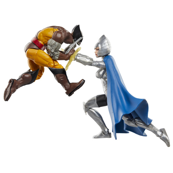 Marvel Leg Wolverine 50th Ann with Lilandra 6in Action Figure 2pk  (