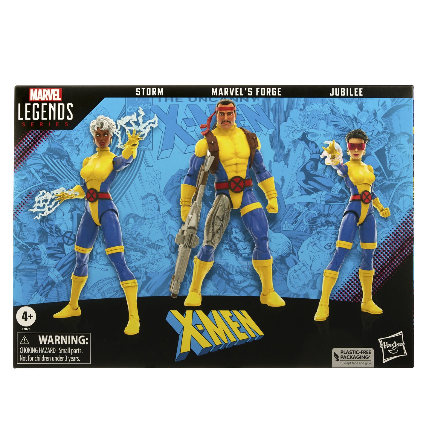 X-MEN LEG 60TH ANN STORM/FORGE/JUBILEE 6IN AF 3PK