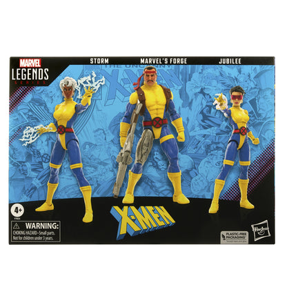 X-MEN LEG 60TH ANN STORM/FORGE/JUBILEE 6IN AF 3PK
