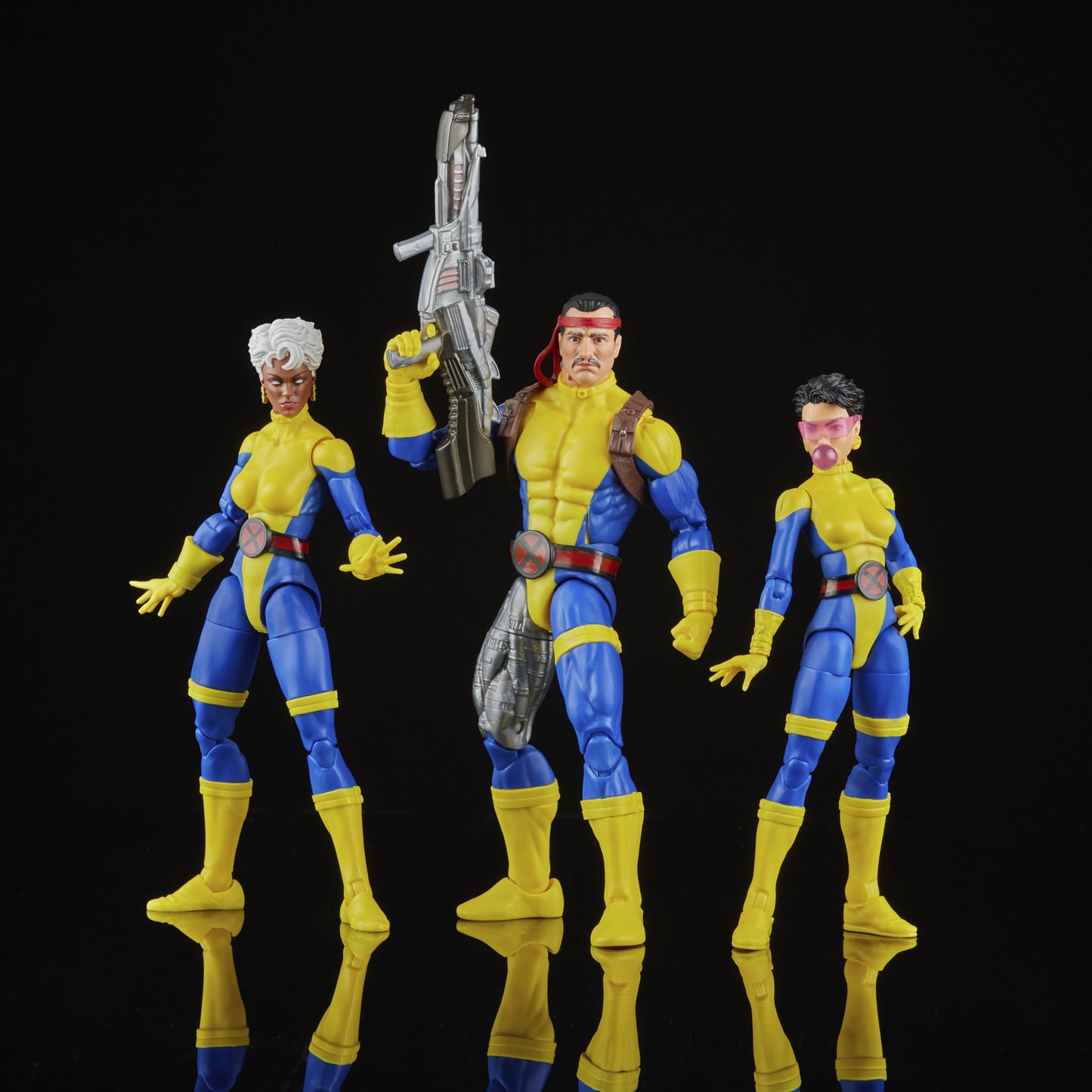 X-MEN LEG 60TH ANN STORM/FORGE/JUBILEE 6IN AF 3PK