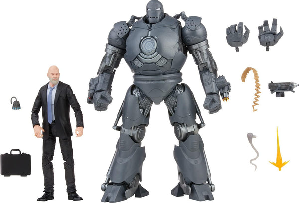 Marvel  Legends Series 6in AF Obadiah Stane and Iron Monger Infinity Sagan 2pk