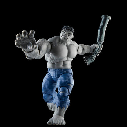 Avengers 60th Ann Leg Grey Hulk/Banner 6in Action Figure 2pk