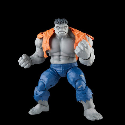 Avengers 60th Ann Leg Grey Hulk/Banner 6in Action Figure 2pk