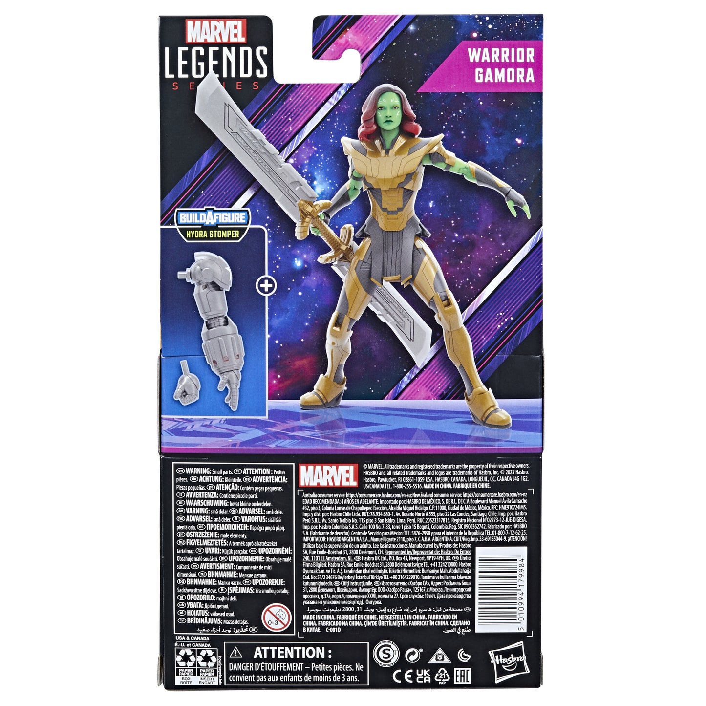 MARVEL DISNEY PLUS LEGENDS 6IN WARRIOR GAMORA AF