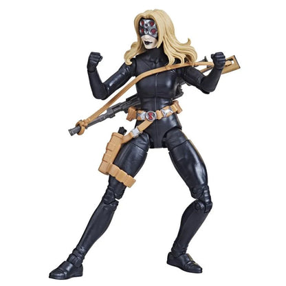 The Avengers (Classic Comic) Marvel Legends Yelena Belova Black Widow Action Figure (Puff Adder BAF)