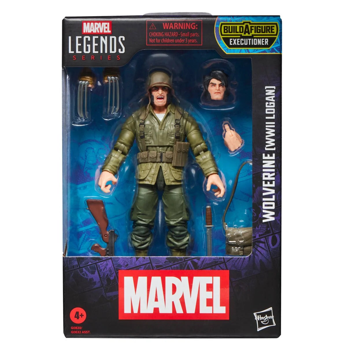 X-Men Marvel Legends Wolverine (WWII Logan) Action Figure (Executioner BAF)