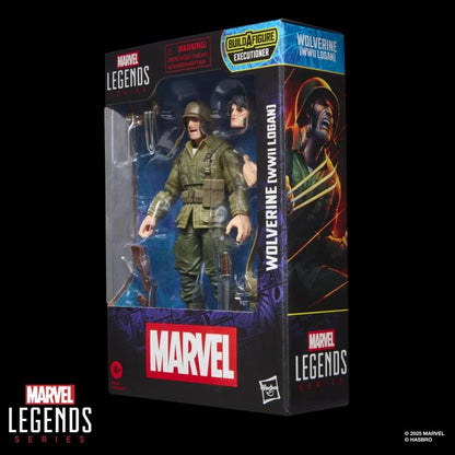 X-Men Marvel Legends Wolverine (WWII Logan) Action Figure (Executioner BAF)