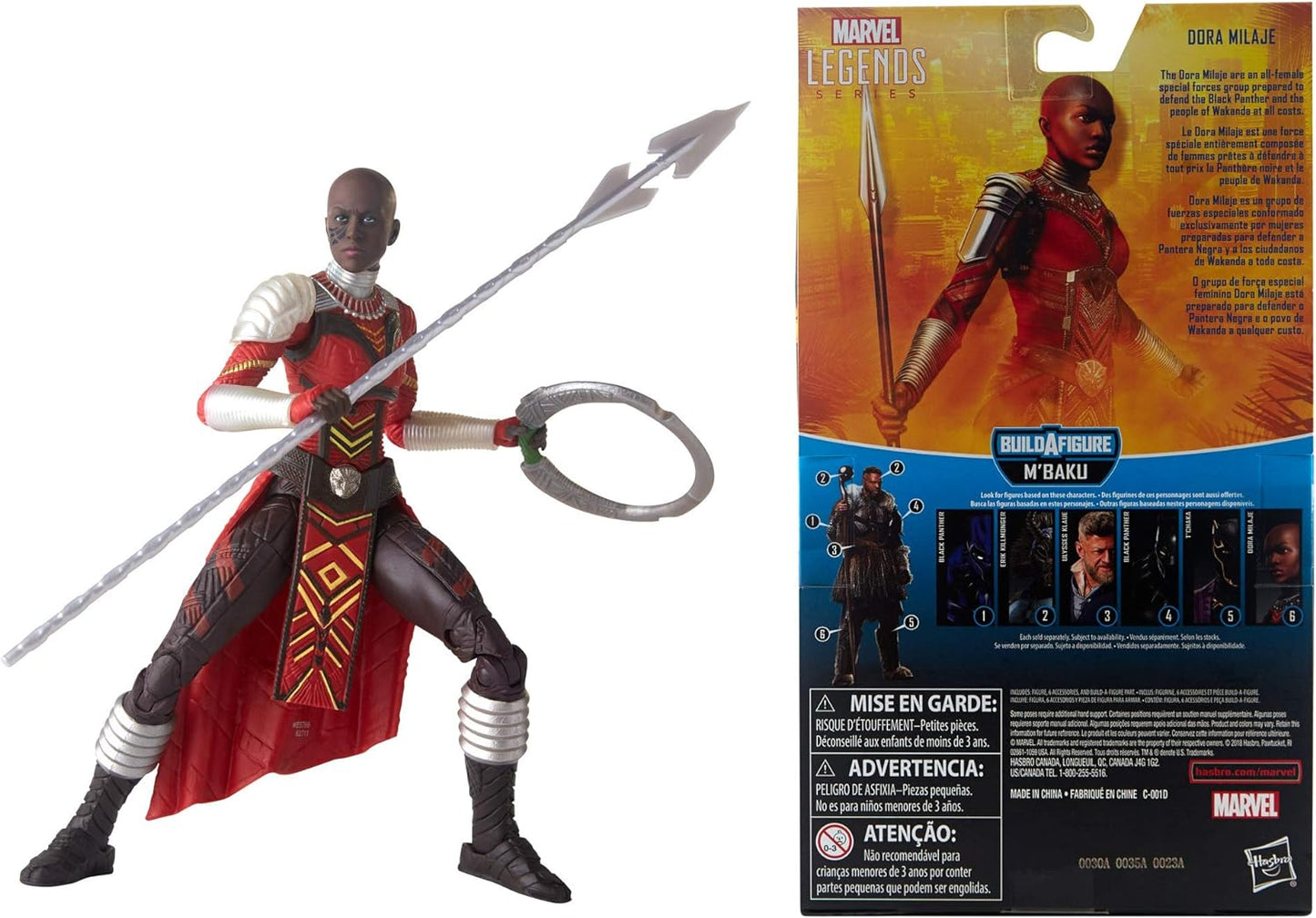Marvel Legends Series Avengers: Infinity War 6-inch Dora Milaje Figure