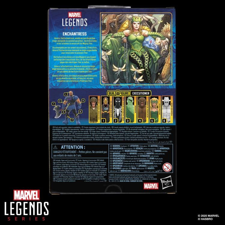 Thor Marvel Legends Enchantress Action Figure (Executioner BAF)