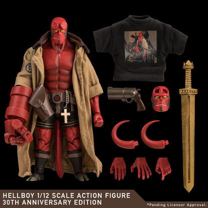Hellboy 30th Anniversary 1/12 Scale Action Figure