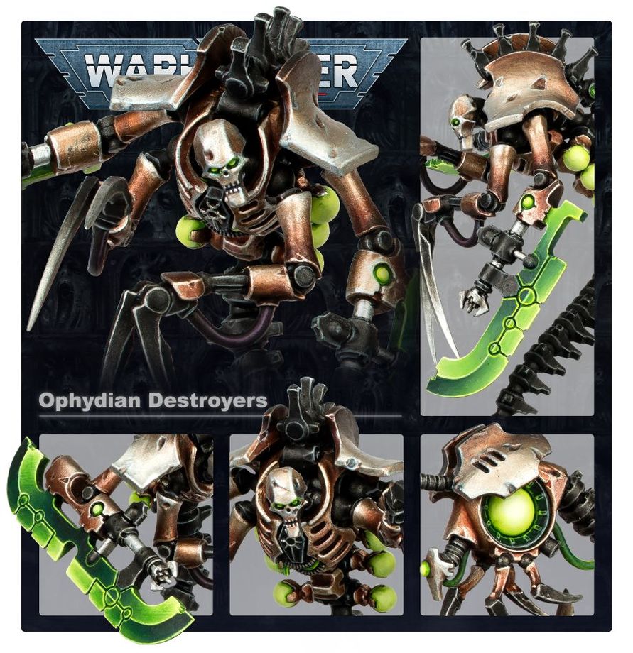 Ophydian Destroyers Necrons