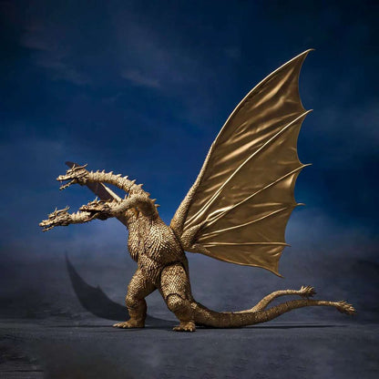 Tamashii Nations Godzilla S.H.Monsterarts King Ghidorah [1972] 9.8-Inch Collectable Figure
