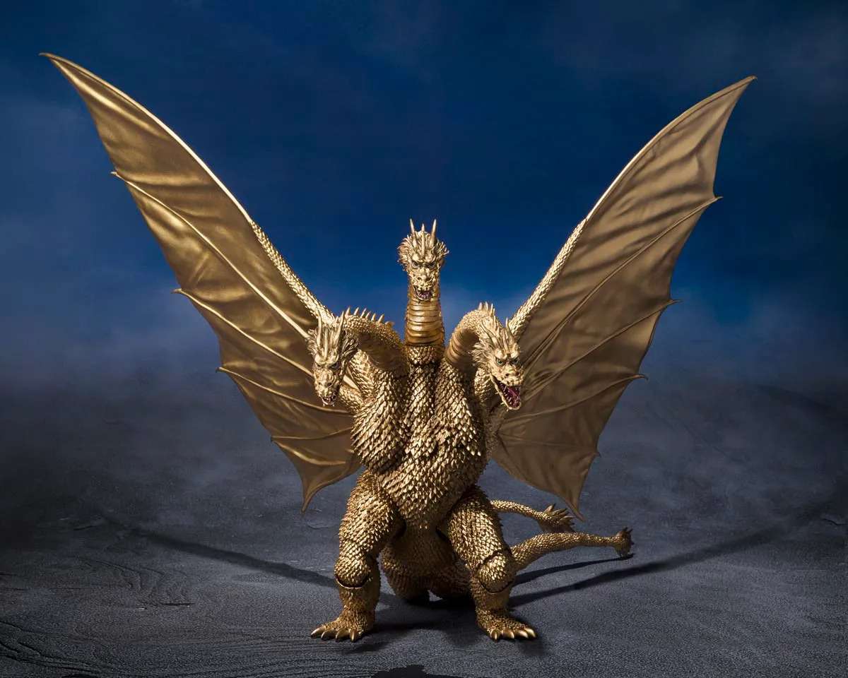 Tamashii Nations Godzilla S.H.Monsterarts King Ghidorah [1972] 9.8-Inch Collectable Figure