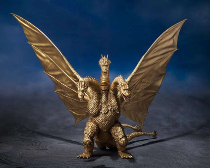 Tamashii Nations Godzilla S.H.Monsterarts King Ghidorah [1972] 9.8-Inch Collectable Figure
