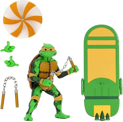 NECA Teenage Mutant Ninja Turtles: Turtles in Time - 7" Scale Action Figure - Michelangelo