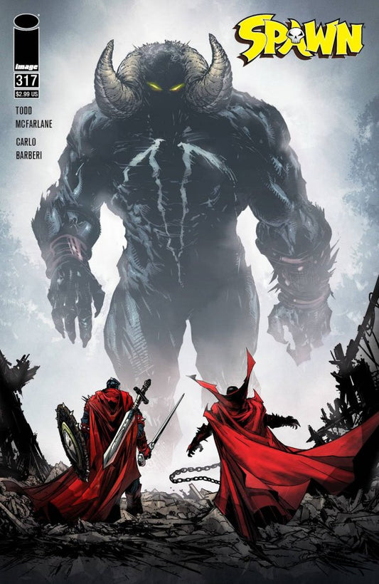 Spawn #317 Cover D 1:5 Todd McFarlane Black & White Variant