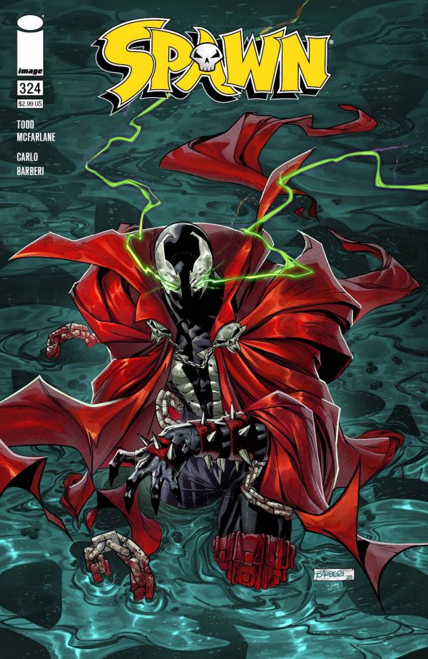Spawn #324 Cover B Carlo Barberi Variant