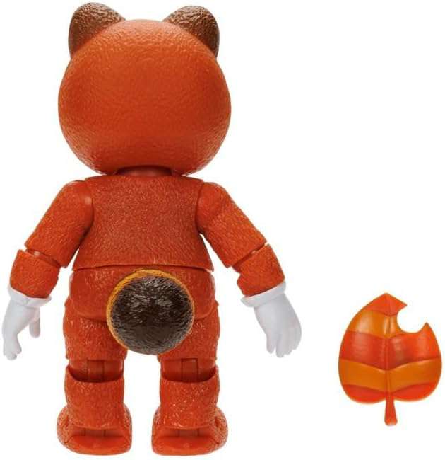 Super Mario Bros. The Movie Tanooki Mario 5-Inch Figure [with Super Leaf]