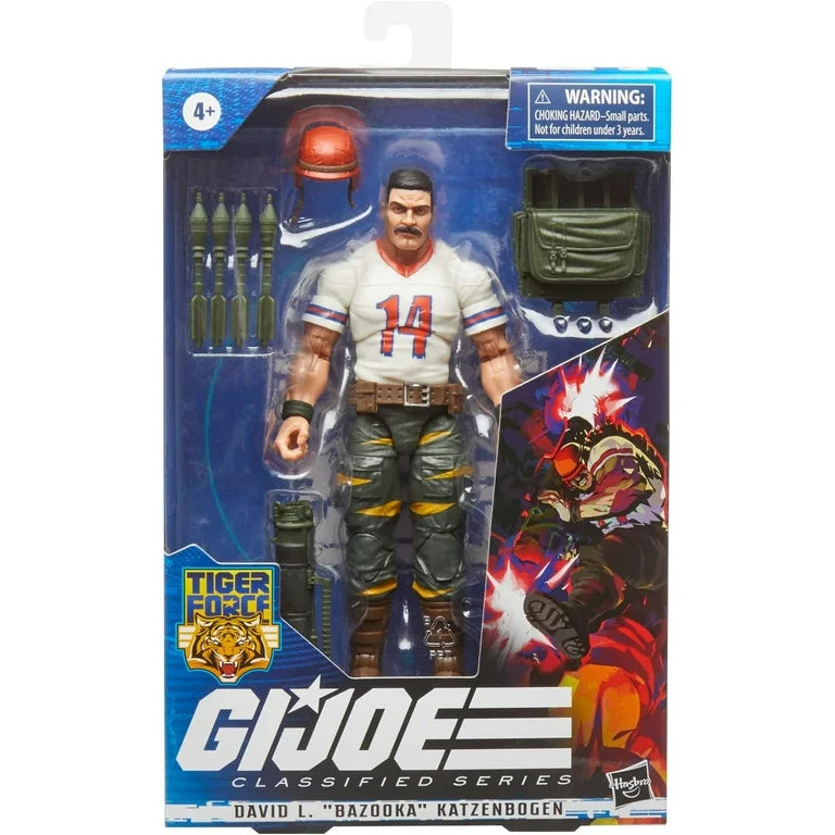 G.I. Joe Classified 6 Inch Action Figure Tiger Force Exclusive - David L Bazooka Katzenbogen #54