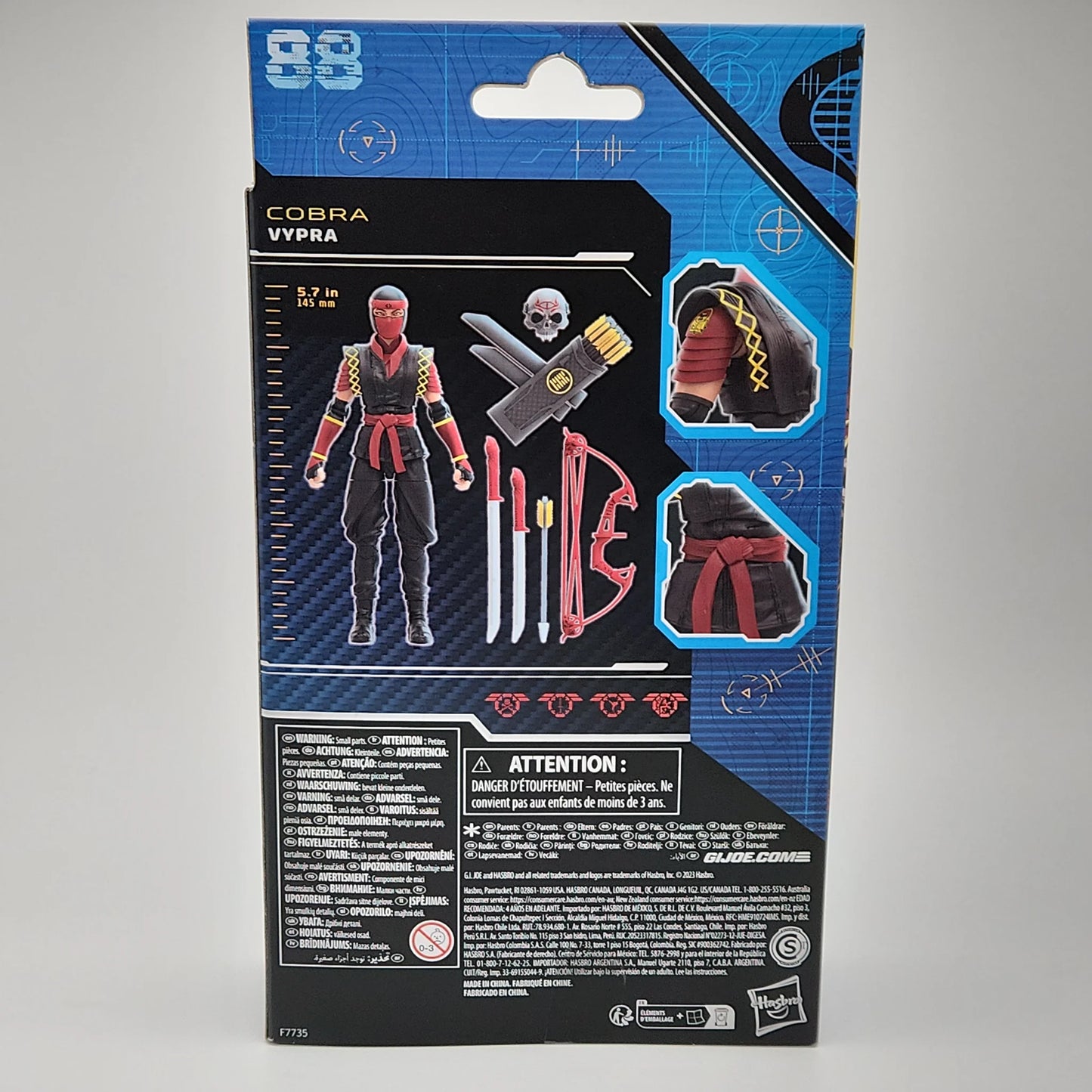 GI Joe Classified Series Python Patrol Vypra 6 in. Action Figure