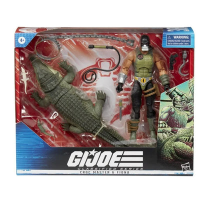 G.I. Joe Classified Series Croc Master & Fiona Action Figures 38 Collectible Premium Toys With Accessories