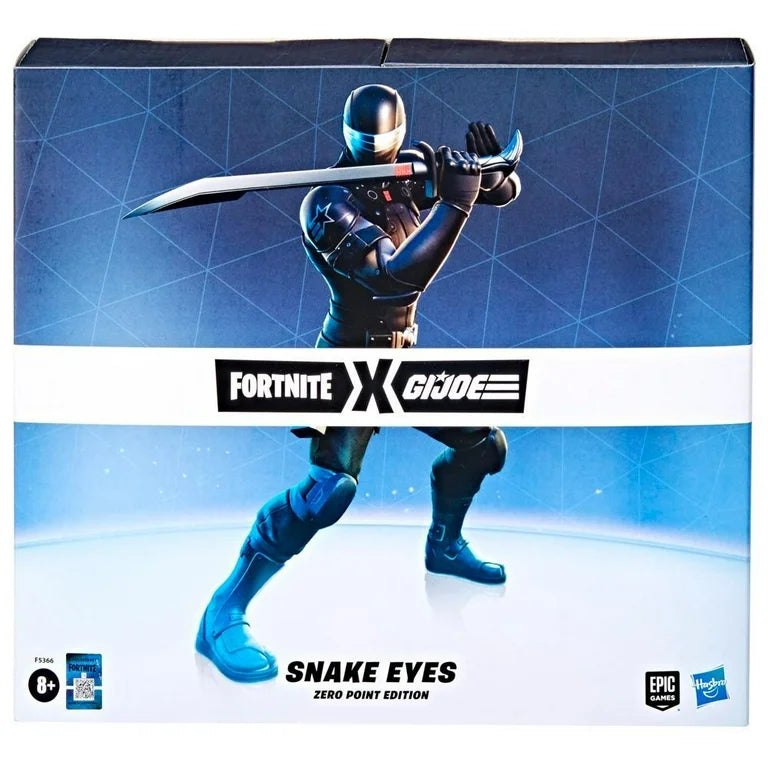 Fortnite x G.I. Joe Collab Snake Eyes: Zero Point Edition Action Figure (10.12")