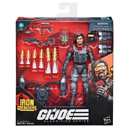 G.I. Joe Classified Series #118, Iron Grenadier Metal-Head, Deluxe 6” Action Figure
