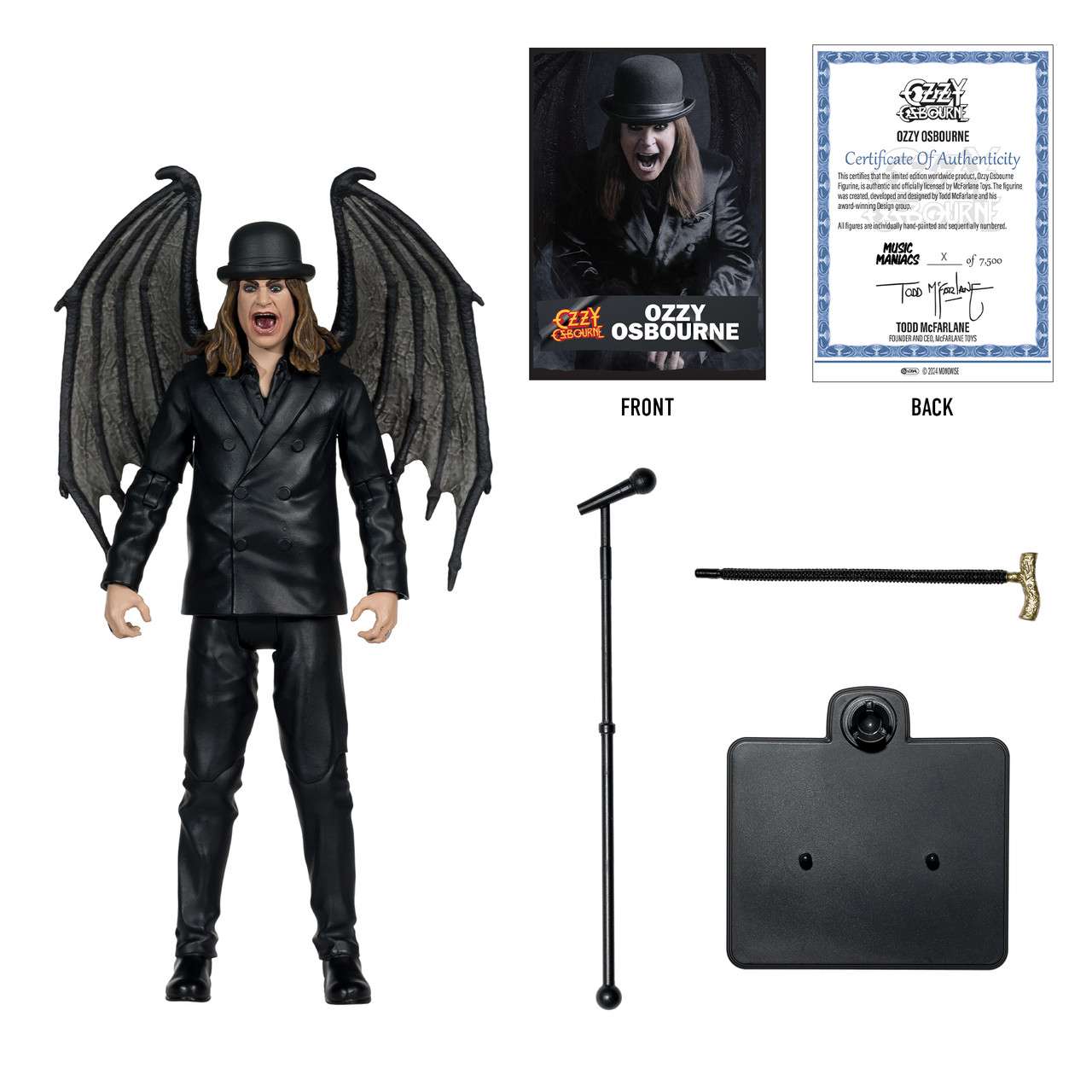 McFarlane Toys Music Maniacs Metal Ozzy Osbourne Action Figure