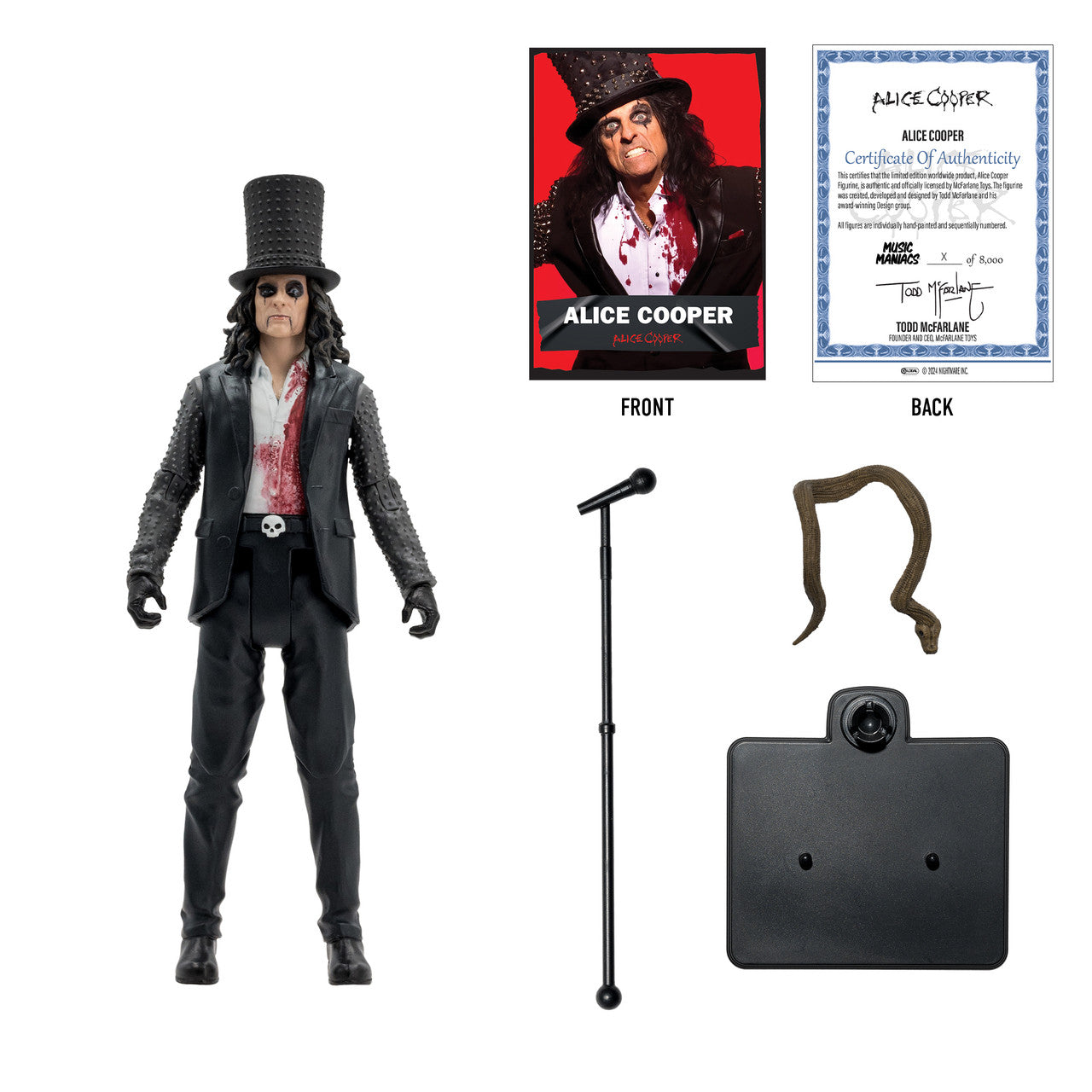 Alice Cooper (Music Maniacs: Metal) 6" Figure