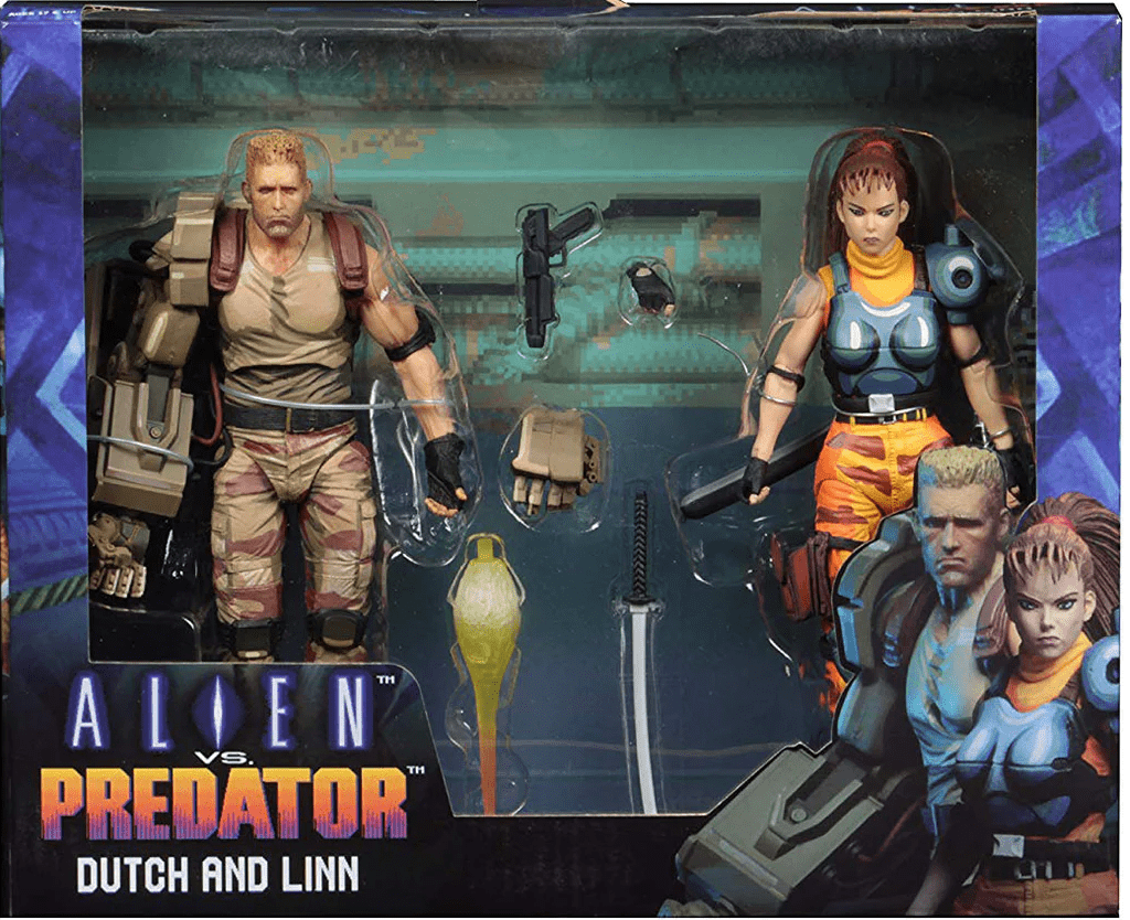 NECA Alien vs Predator Dutch and Linn Action Figure 2-Pack