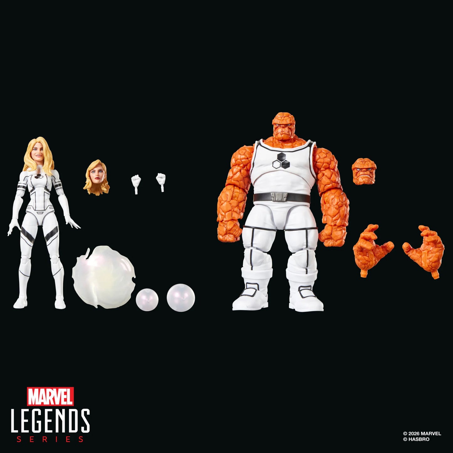 Future Foundation Marvel Legends Marvel's The Thing & Marvel's Invisible Woman Action Figure Two-Pack