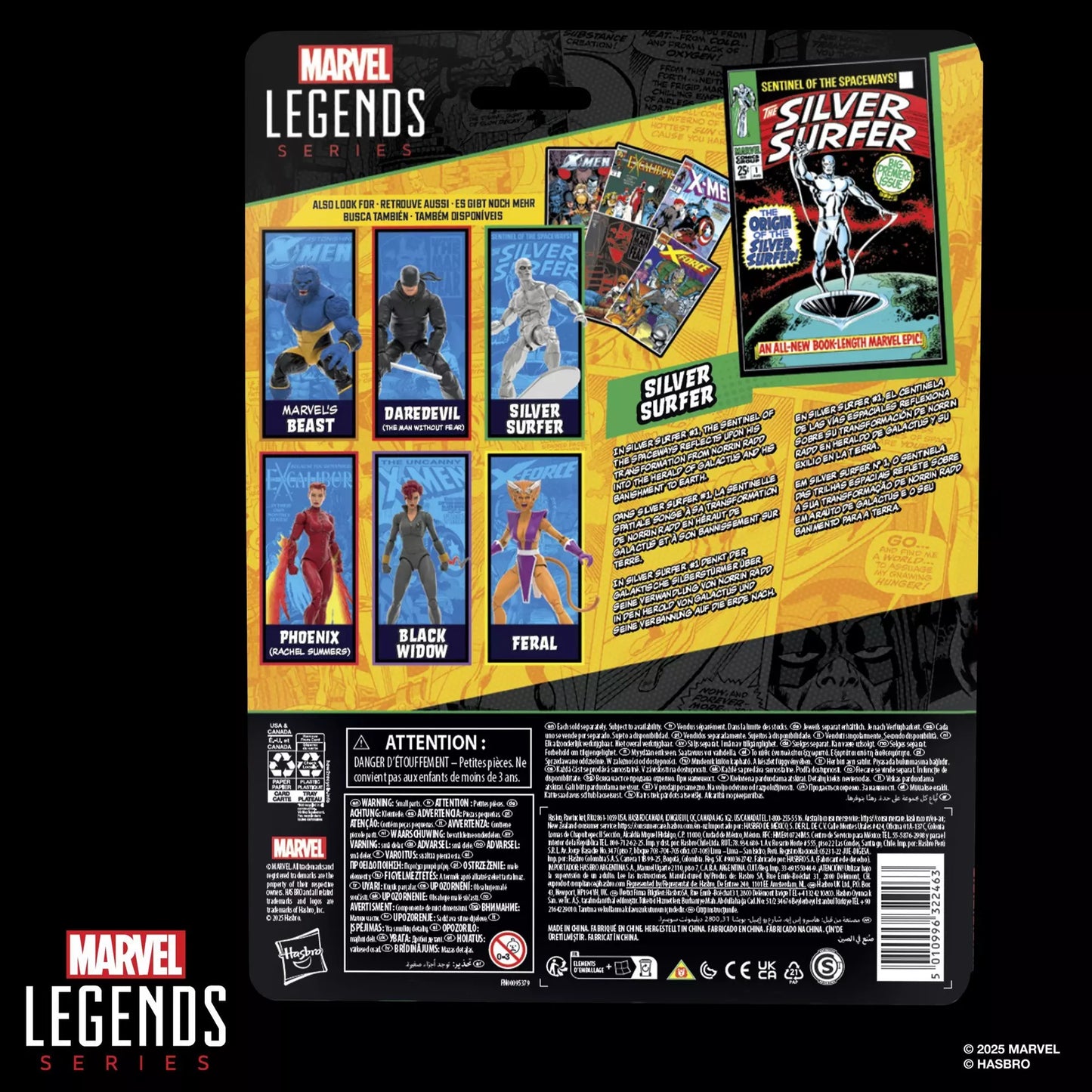Marvel Legends Comic Inspired Silver Surfer (Silver Surfer #1 - 1968)