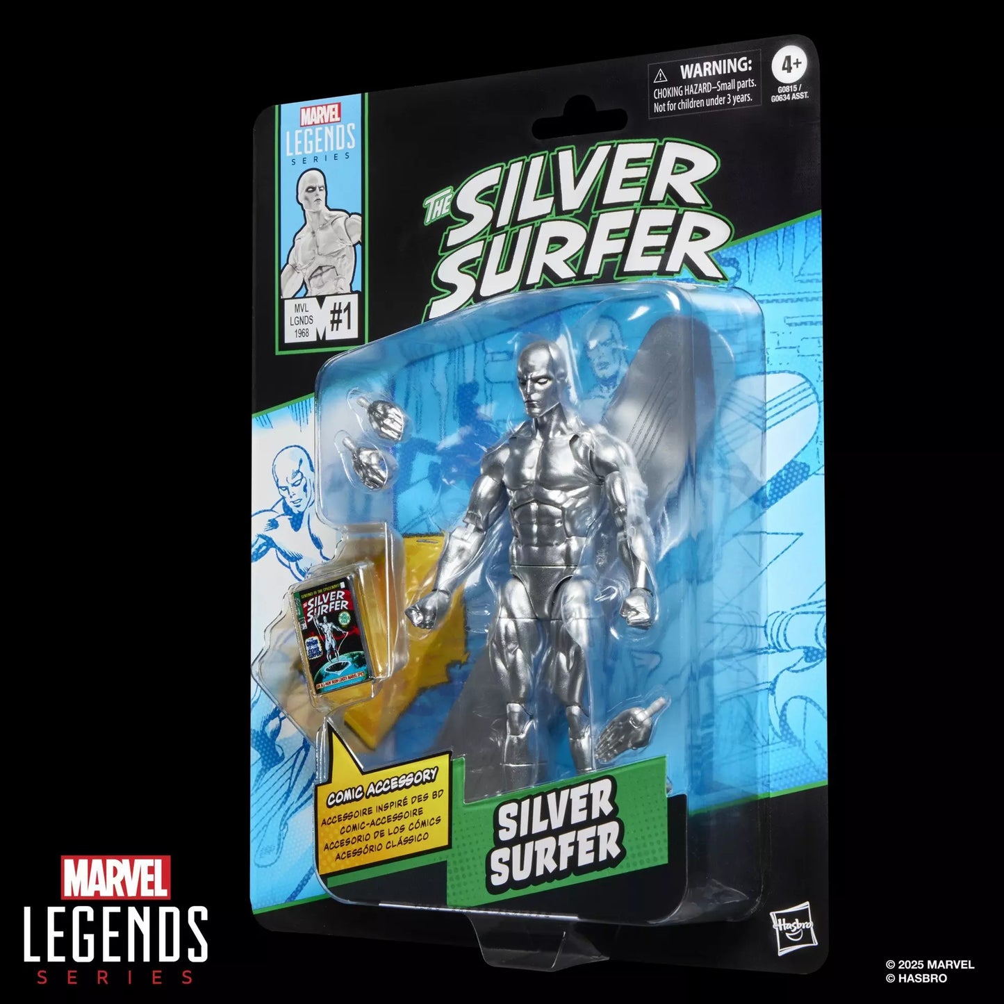 Marvel Legends Comic Inspired Silver Surfer (Silver Surfer #1 - 1968)