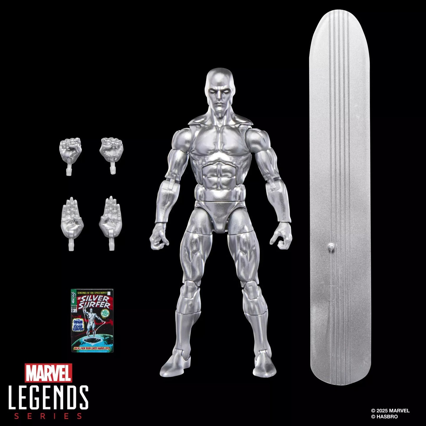 Marvel Legends Comic Inspired Silver Surfer (Silver Surfer #1 - 1968)