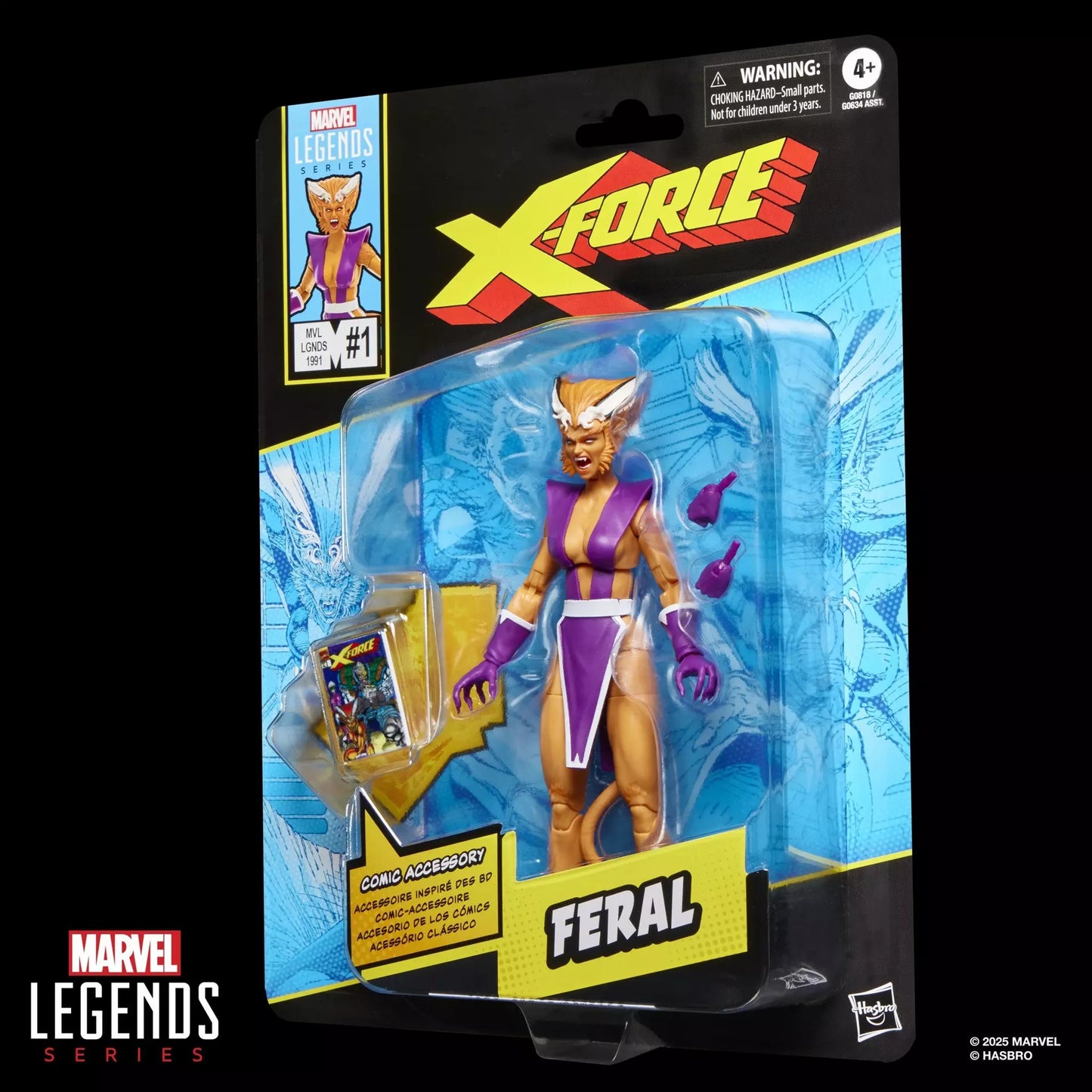 Marvel Legends Series Feral, X-Force Comics-Inspired Action Figure