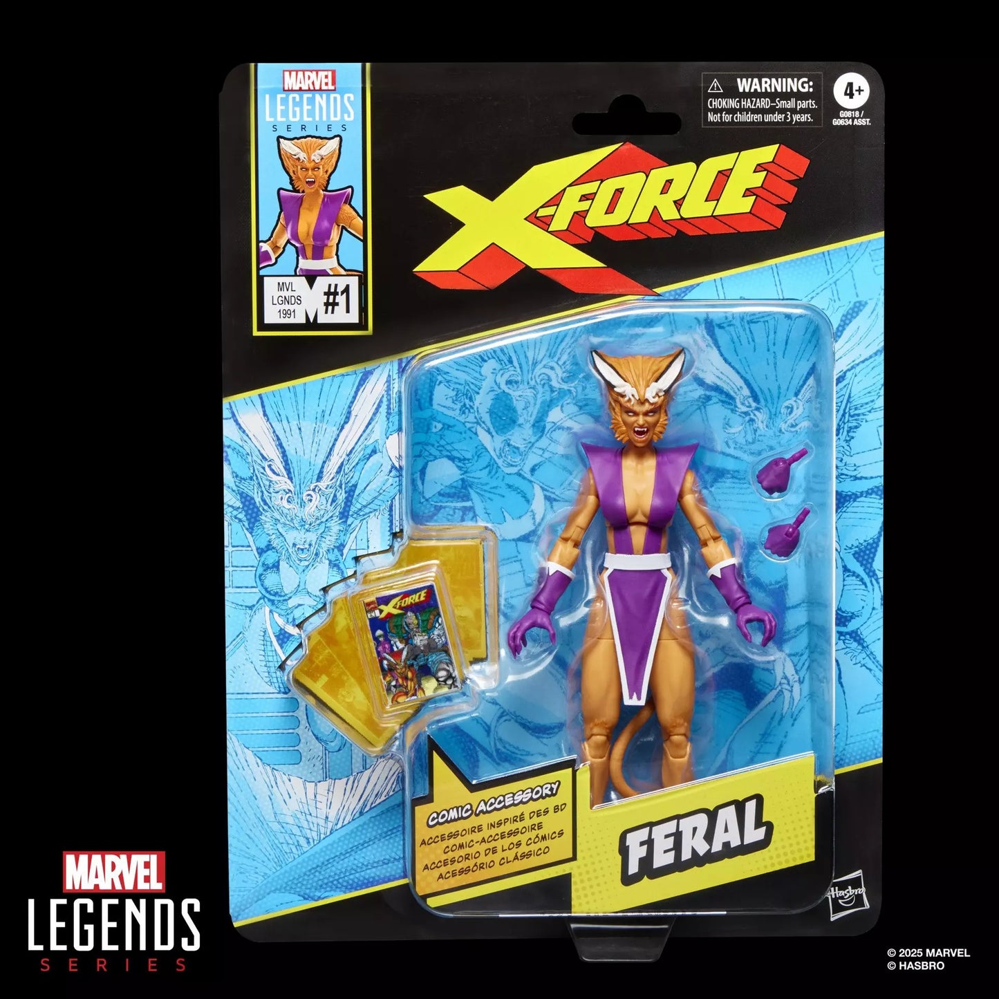 Marvel Legends Series Feral, X-Force Comics-Inspired Action Figure